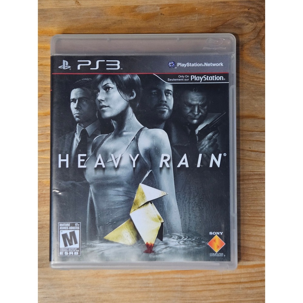 Heavy Rain Sony PlayStation 3 PS3 Video Game 2010 Original Inserts CIB